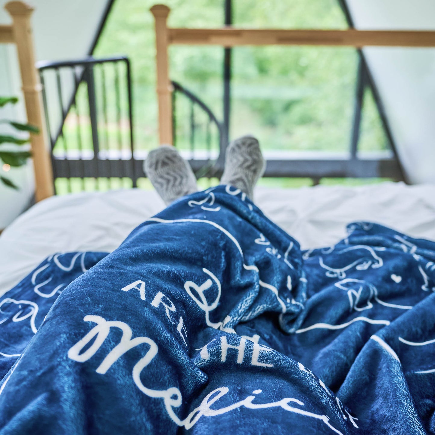 Dogs are the Best Medicine Throw Blanket