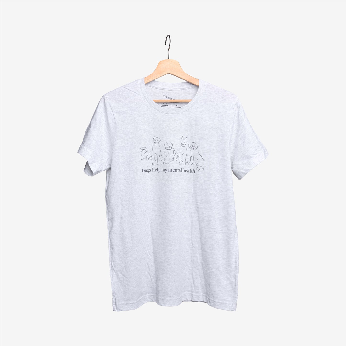 Dogs Help My Mental Health™ Unisex T-Shirt