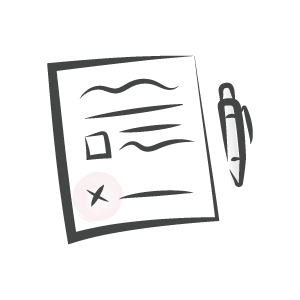 Blank form icon