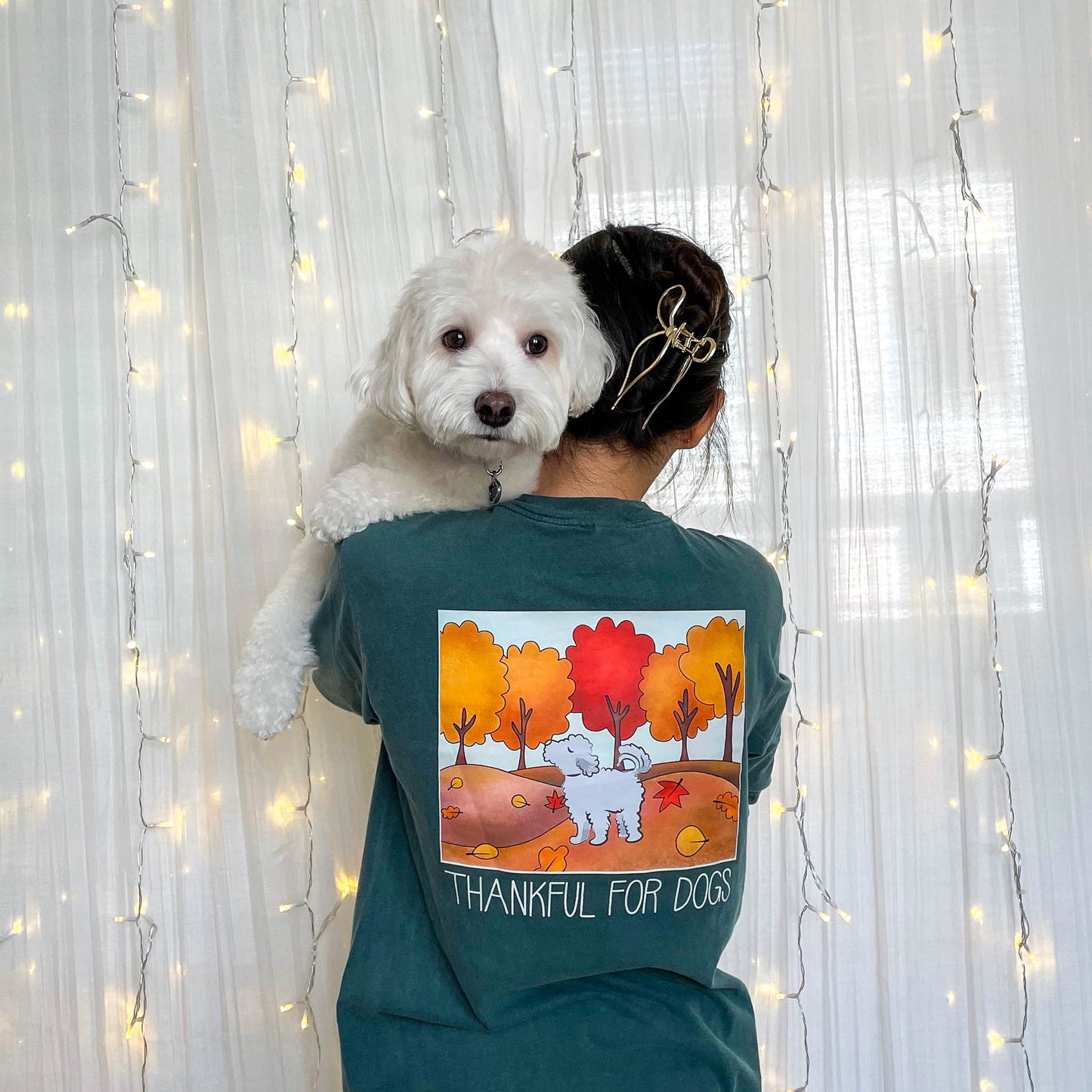 LE Thankful for Dogs Unisex Long Sleeve T-Shirt