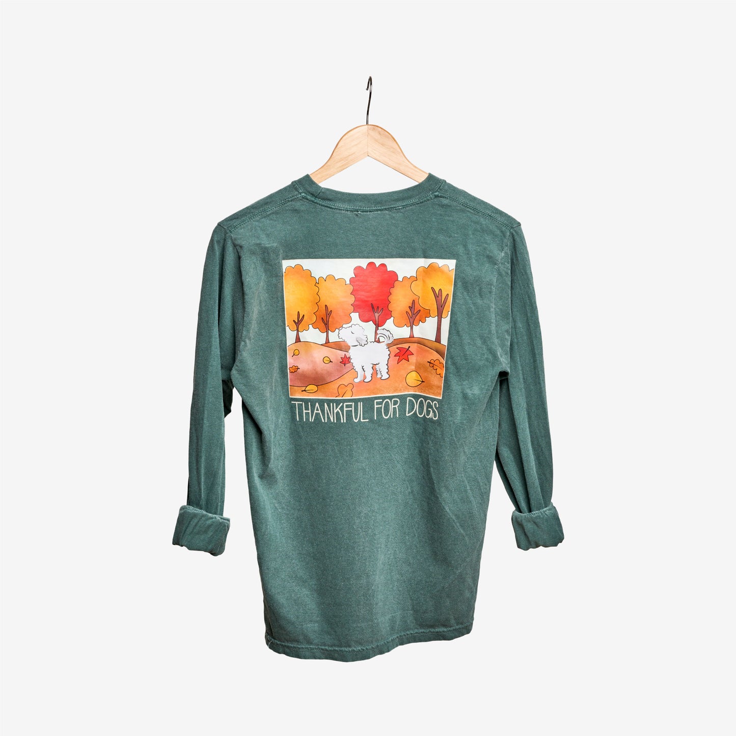LE Thankful for Dogs Unisex Long Sleeve T-Shirt
