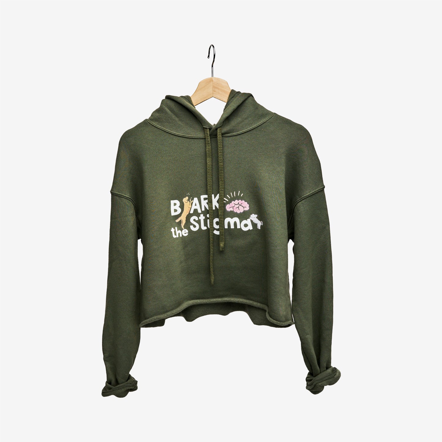 Bark the Stigma™ Crop Hoodie