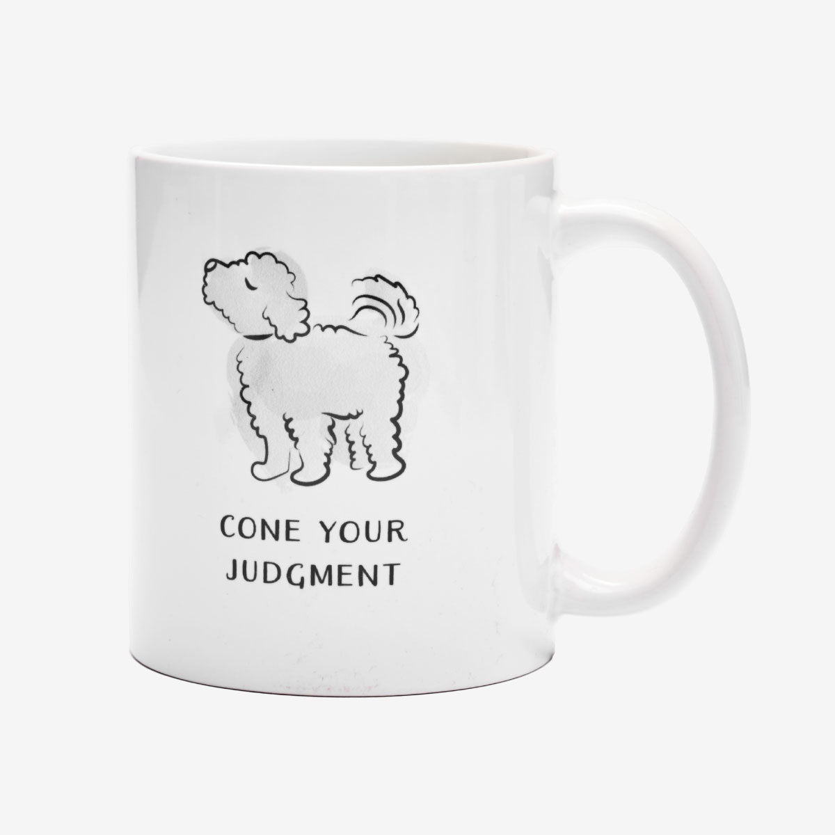 Cone your judgment ceramic mug