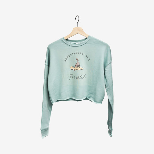 She Persisted Crop Sweatshirt