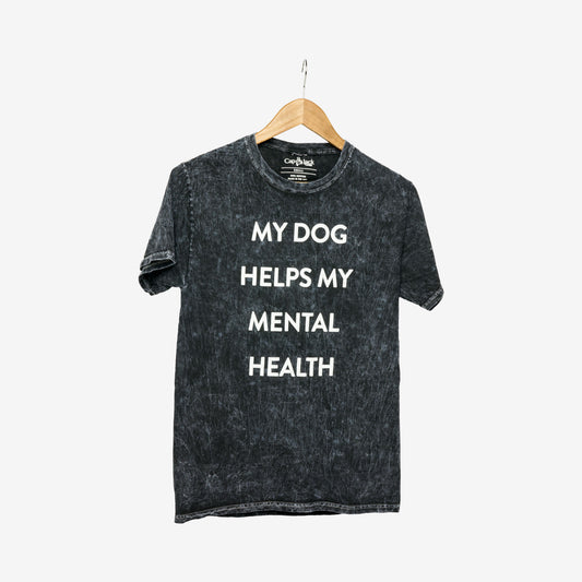 My Dog Helps My Mental Health Unisex T-Shirt